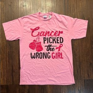 Cancer Picked the Wrong Girl Tee